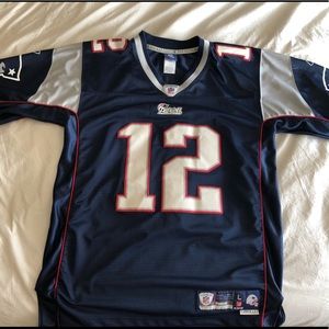 NFL Patriots Jersey (Size Large)